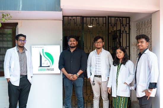 Luster Physio Team at our physiotherapy clinic in Bhubaneswar
